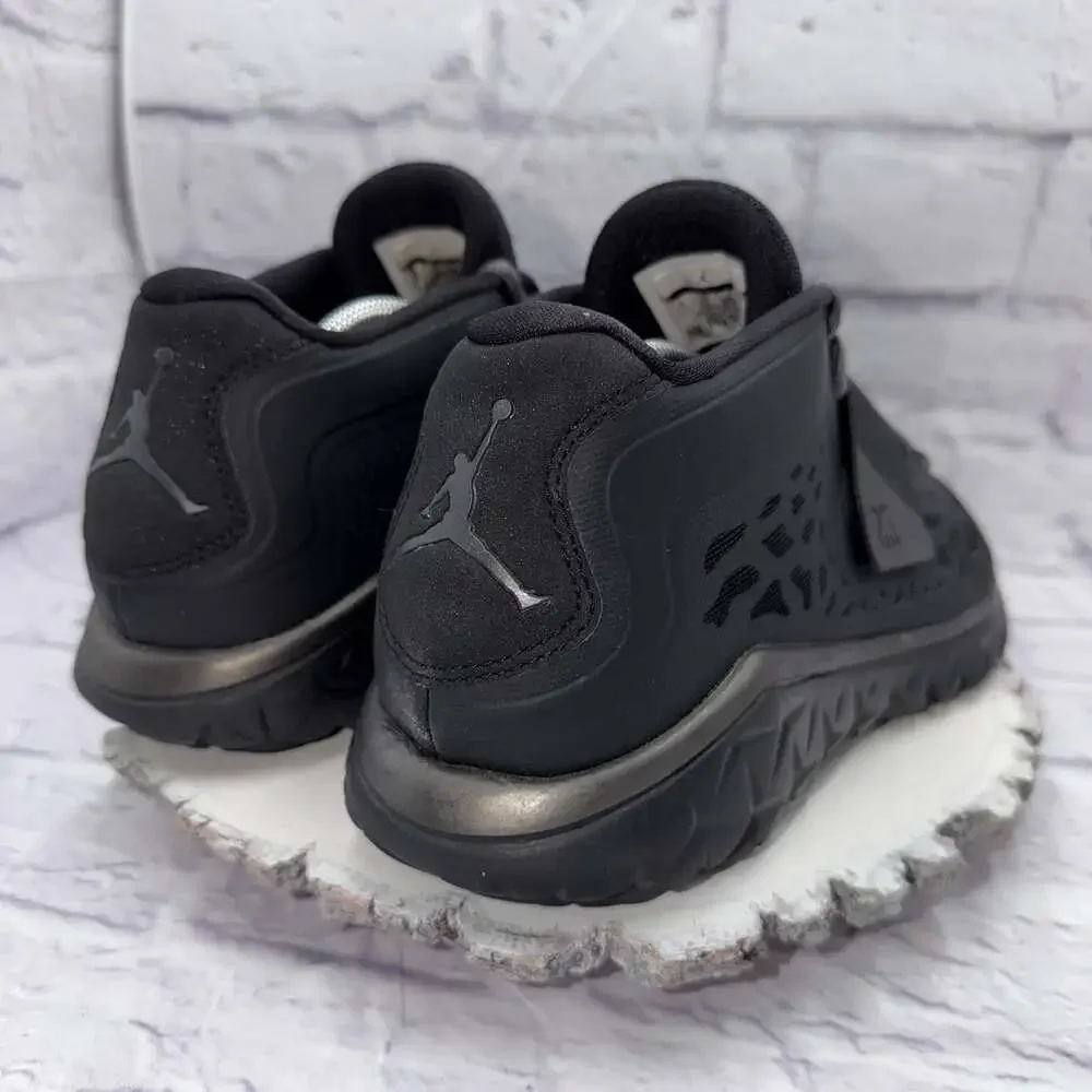 Men's Nike Jordan Flight Flex Trainer 2 Blackout Shoes Sneakers SIZE 12 EUC